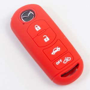 FORRO LLAVES EN SILICONA 4 BOTONES ROJO