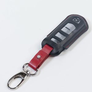 FORRO LLAVES EN CUERO NEGRO/ROJO 6G